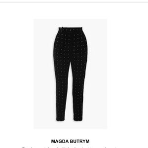 Magda Butrym Breda Crystal Embellished Tapered Pants